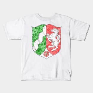 Coat of arms of North Rhine Westfalia Kids T-Shirt